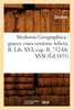 Strabonis Geographica : graece cum versione reficta. II. Lib. XVI, cap. II, 752-lib. XVII (Éd.1853) by STRABON (Paperback)