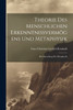 Theorie Des Menschlichen Erkenntnissvermögens Und Metaphysik by Ernst Christian Gottlieb Reinhold (Paperback)