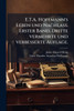 E.T.A. Hoffmann's Leben und Nachlass. Erster Band. Dritte vermehrte und verbesserte Auflage. by Julius Eduard Hitzig (Paperback)