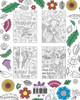 Cow Coloring Book : Adult Coloring Book, Cow Owner Gift, Floral Mandala Coloring Pages by PaperLand (Paperback)