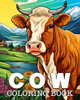 Cow Coloring Book : Beautiful Images to Color and Relax by Anna Colorphil (Paperback)