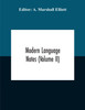 Modern Language Notes (Volume Ii) by A. Marshall Elliott (Paperback)