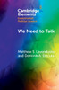 We Need to Talk : How Cross-Party Dialogue Reduces Affective Polarization (Paperback)