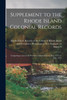 Supplement to the Rhode Island Colonial Records by Sidney S. 1833-1917 Rider (Paperback)