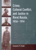 Crime, Cultural Conflict, and Justice in Rural Russia, 1856-1914