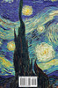 Van Gogh : Starry Night Painting, Hardcover Journal Writing Notebook Diary with Dotted Grid, Lined, Blank, Vintage Paper Style Pages