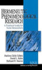 Hermeneutic Phenomenological Research