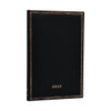 2027 Black Edition Maxi 12-Month Hardcover Dayplanner (Elastic Band Closure) Horizontal