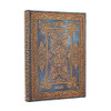 2026 Blue Luxe (Luxe Design) Midi 12-month Day-at-a-Time Hardcover Flexi Dayplanner 2026 (Elastic Band Closure)