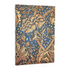 2026 Morris Windrush (William Morris) Midi 12-month Horizontal Softcover Flexi Dayplanner 2026 (Elastic Band Closure)