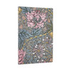 2026 Morris Pink Honeysuckle (William Morris) Maxi 12-month Horizontal Softcover Flexi Dayplanner 2026 (Elastic Band Closure)