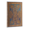Blue Luxe (Luxe Design) Grande Unlined Hardback Journal (Elastic Band Closure)