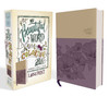 NIV, Beautiful Word Coloring Bible, Large Print [Purple/Tan]