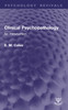 Clinical Psychopathology