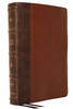 NKJV Large Print Verse-by-Verse Reference Bible, Maclaren Series, Comfort Print: Holy Bible, New King James Version [Brown]