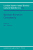 Boolean Function Complexity
