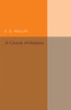 A Course of Analysis