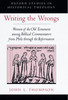 Writing the Wrongs: Women of the Old Testament among Biblical Commentators from