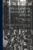 Miscellaneous Travels of J. W. Goethe
