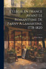 L'élégie en France Avant le Romantisme de Parny à Lamartine, 1778-1820