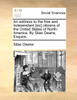 An address to the free and independant [sic] citizens of the United States of North-America. By Silas Deane, Esquire.