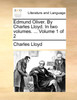 Edmund Oliver. By Charles Lloyd. In two volumes. ...  Volume 1 of 2
