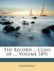The Record ... Class of ..., Volume 1891