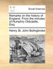 Remarks on the history of England. From the minutes of Humphry Oldcastle, Esq;