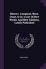 Messrs. Longman, Rees, Orme, & Co.'s List Of New Works And New Editions, Lately Published