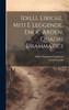 Idilli, Liriche, Miti E Leggende, Enoc Arden, Quadri Drammatici
