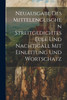 Neuausgabe Des Mittelenglischen Streitgedichtes Eule Und Nachtigall Mit Einleitung Und Wortschatz