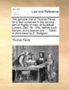 The genuine trial of Thomas Paine, for a libel contained in the second part of Rights of man; at Guildhall, London, Dec. 18, 1792, before Lord Kenyon and a special jury