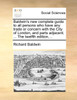 Baldwin's new complete guide to all persons who have any trade or concern with the City of London, and parts adjacent. ... The twelfth edition, ..