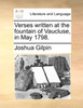 Verses written at the fountain of Vaucluse, in May 1798.