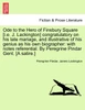 Ode to the Hero of Finsbury Square [i.e. J. Lackington] congratulatory on his late mariage, and illustrative of his genius as his own biographer