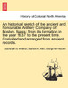 An historical sketch of the ancient and honourable Artillery Company of Boston, Mass.; from its formation in the year 1637, to the present time. Compiled and arranged from ancient records.