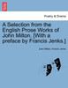 A Selection from the English Prose Works of John Milton, vol. I