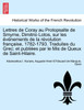 Lettres de Coray au Protopsalte de Smyrne, Dimitrio Lotos, sur les événements de la révolution française, 1782-1793. Traduites du Grec; et publiées par le Mis de Queux de Saint-Hilaire.