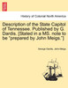 Description of the State Capitol of Tennessee. Published by G. Dardis. [Stated in a MS. note to be "prepared by John Meigs."]