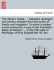 The Miner's Guide, ... Selected, arranged and printed verbatim from the works of Hardy and Houghton. To which is added
