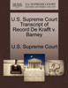 U.S. Supreme Court Transcript of Record De Krafft v. Barney
