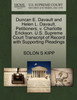 Duncan E. Davault and Helen L. Davault, Petitioners, v. Charlotte Erickson. U.S. Supreme Court Transcript of Record with Supporting Pleadings