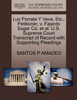 Luz Porrata Y Veve, Etc., Petitioner, v. Fajardo Sugar Co. et al. U.S. Supreme Court Transcript of Record with Supporting Pleadings