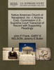 Native American Church of Navajoland, Inc. v. Arizona Corp. Commission U.S. Supreme Court Transcript of Record with Supporting Pleadings