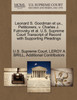 Leonard S. Goodman et ux., Petitioners, v. Charles J. Futrovsky et al. U.S. Supreme Court Transcript of Record with Supporting Pleadings