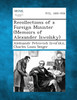 Recollections of a Foreign Minister (Memoirs of Alexander Iswolsky)