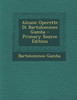 Alcune Operette Di Bartolommeo Gamba