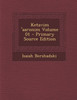 Ketavim 'aaronim Volume 01