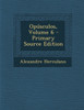 Opúsculos, Volume 6