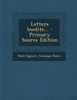 Lettere Inedite...